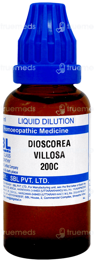 Sbl Dioscorea Villosa 200 C Dilution 30 ML