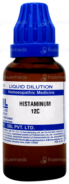 Sbl Histaminum 12 C Dilution 30 ML Sbl Histaminum 12 C Dilution 30 ML