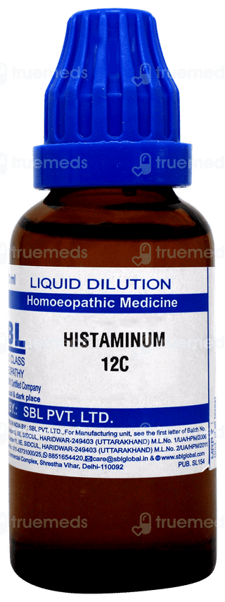 Sbl Histaminum 12 C Dilution 30 ML