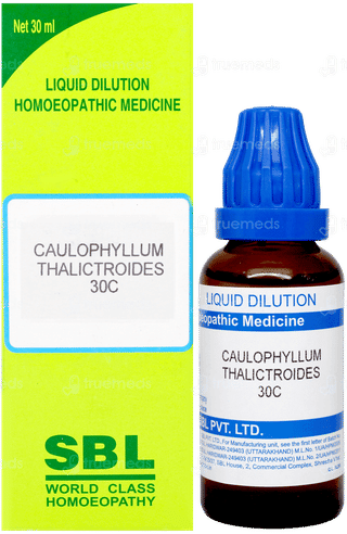 Sbl Caulophyllum Thalictroides 30c Dilution 30ml