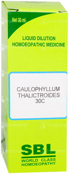 Sbl Caulophyllum Thalictroides 30c Dilution 30ml