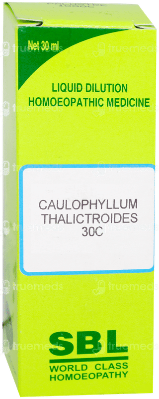 Sbl Caulophyllum Thalictroides 30c Dilution 30ml