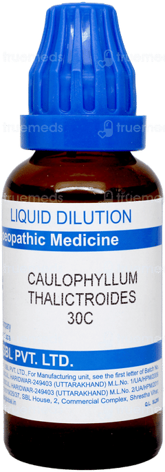 Sbl Caulophyllum Thalictroides 30c Dilution 30ml