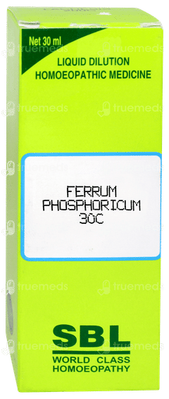 Sbl Ferrum Phosphoricum 30c Dilution 30ml Sbl Ferrum Phosphoricum 30c Dilution 30ml