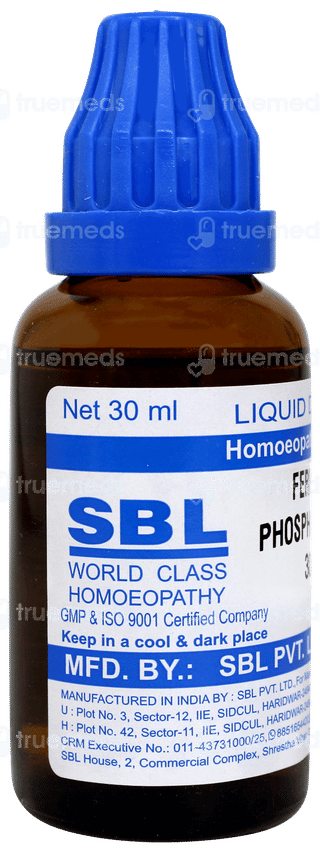 Sbl Ferrum Phosphoricum 30c Dilution 30ml