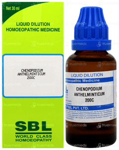 Sbl Chenopodium Anthelminticum 200c Dilution 30ml Sbl Chenopodium Anthelminticum 200c Dilution 30ml
