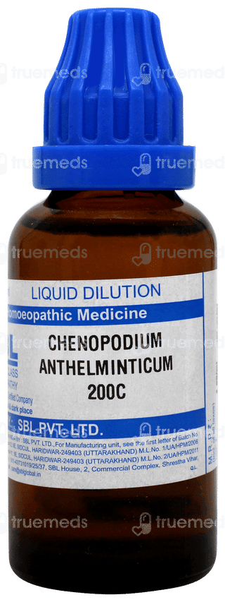Sbl Chenopodium Anthelminticum 200c Dilution 30ml