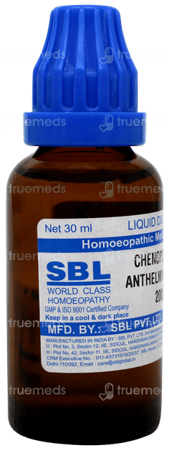 Sbl Chenopodium Anthelminticum 200c Dilution 30ml