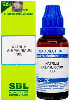 Sbl Natrum Sulphuricum 30C Dilution 30Ml