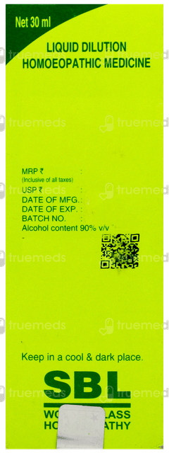 Sbl Natrum Sulphuricum 30C Dilution 30Ml