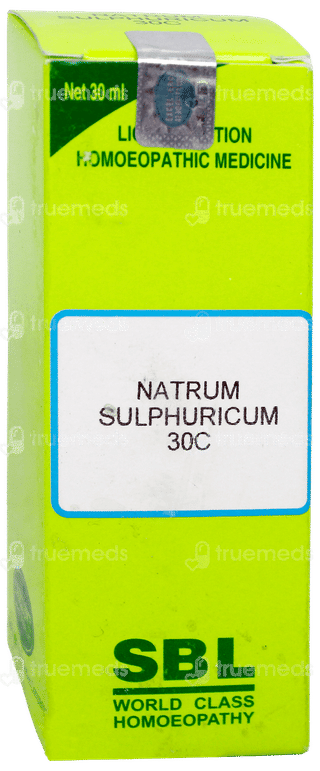 Sbl Natrum Sulphuricum 30C Dilution 30Ml