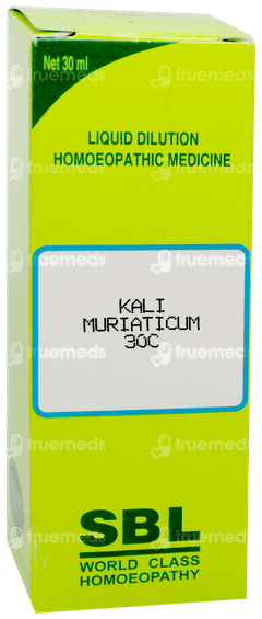 Sbl Kali Muriaticum 30c Dilution 30ml