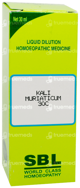 Sbl Kali Muriaticum 30c Dilution 30ml