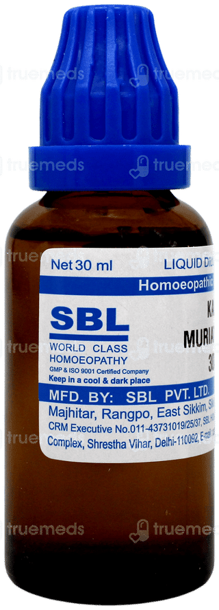 Sbl Kali Muriaticum 30c Dilution 30ml