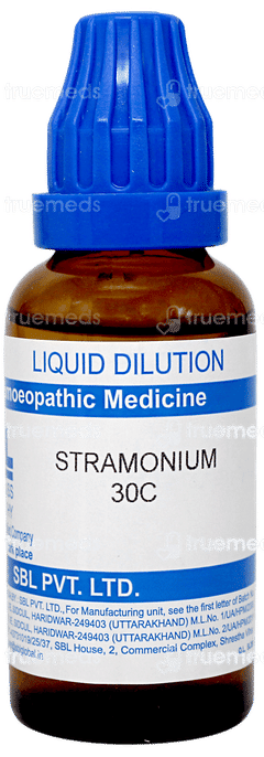 Sbl Stramonium 30c Dilution 30ml