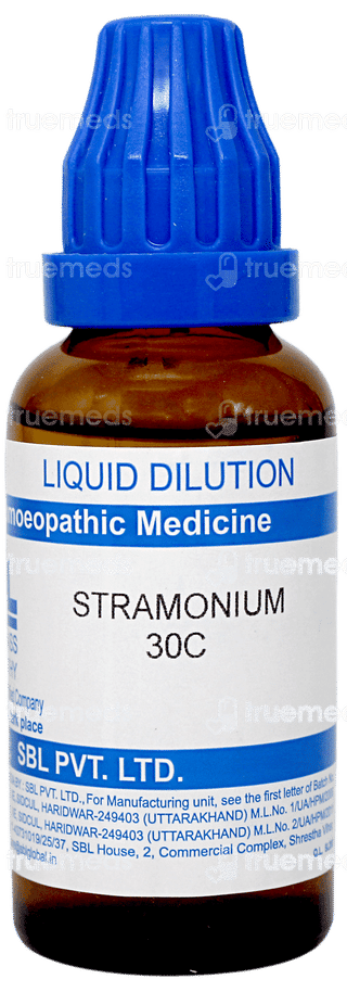 Sbl Stramonium 30c Dilution 30ml