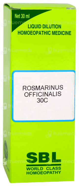 Sbl Rosmarinus Officinalis 30c Dilution 30ml