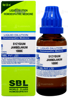 Sbl Syzygium Jambolanum 1000 C Dilution 30 ML