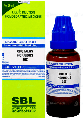 Sbl Crotalus Horridus 30 C Dilution 30 ML