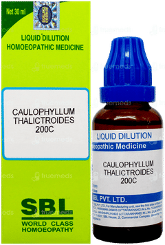 Sbl Caulophyllum Thalictroides 200c Dilution 30ml