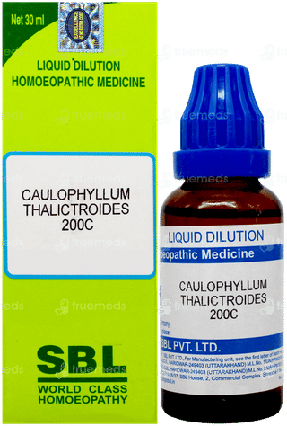 Sbl Caulophyllum Thalictroides 200c Dilution 30ml
