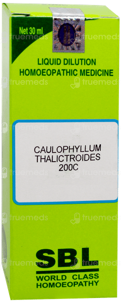 Sbl Caulophyllum Thalictroides 200c Dilution 30ml