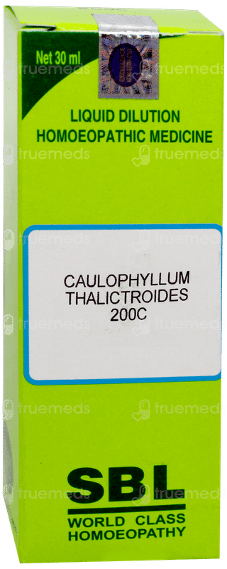 Sbl Caulophyllum Thalictroides 200c Dilution 30ml
