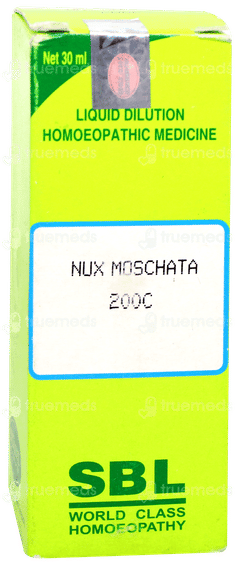Sbl Nux Moschata 200c Dilution 30ml