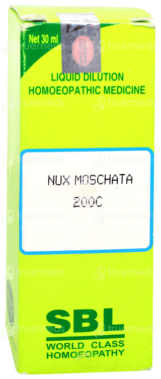 Sbl Nux Moschata 200c Dilution 30ml