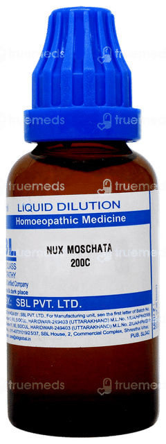 Sbl Nux Moschata 200c Dilution 30ml