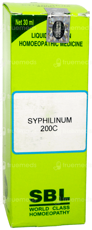 Sbl Syphilinum 200C Dilution 30Ml