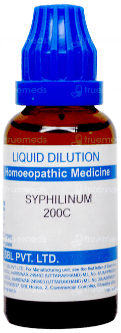 Sbl Syphilinum 200C Dilution 30Ml
