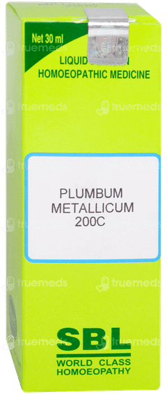 Sbl Plumbum Metallicum 200c Dilution 30ml