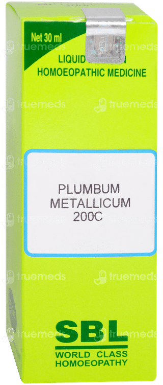 Sbl Plumbum Metallicum 200c Dilution 30ml