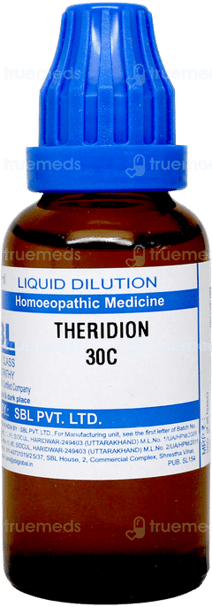 Sbl Theridion 30c Dilution 30ml