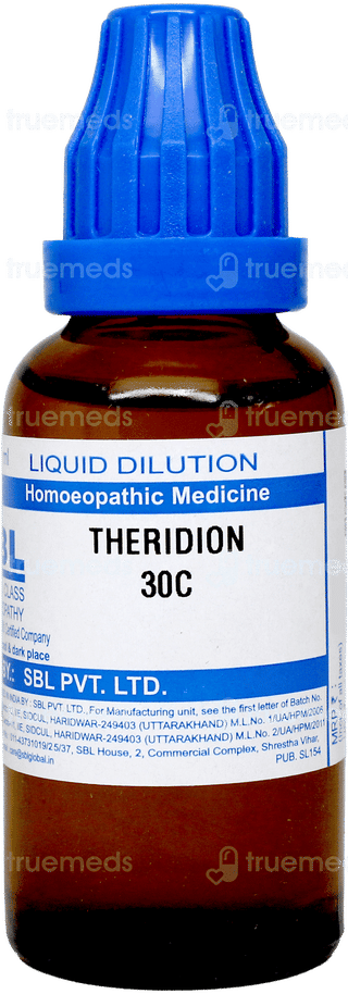 Sbl Theridion 30c Dilution 30ml