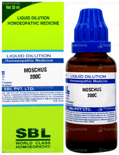 Sbl Moschus 200c Dilution 30ml