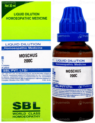 Sbl Moschus 200c Dilution 30ml