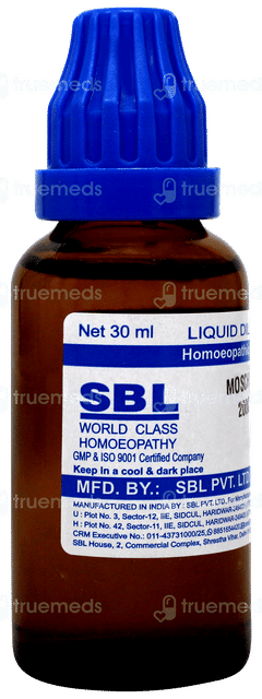 Sbl Moschus 200c Dilution 30ml