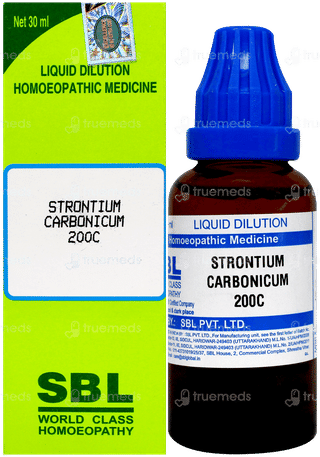 Sbl Strontium Carbonicum 200 C Dilution 30 Ml