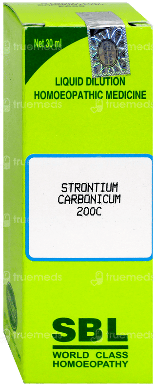 Sbl Strontium Carbonicum 200 C Dilution 30 Ml