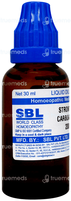 Sbl Strontium Carbonicum 200 C Dilution 30 Ml Sbl Strontium Carbonicum 200 C Dilution 30 Ml
