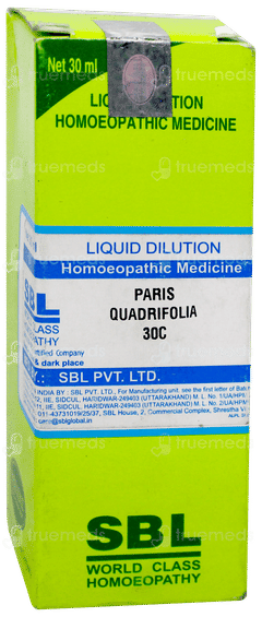 Sbl Paris Quadrifolia 30c Dilution 30ml