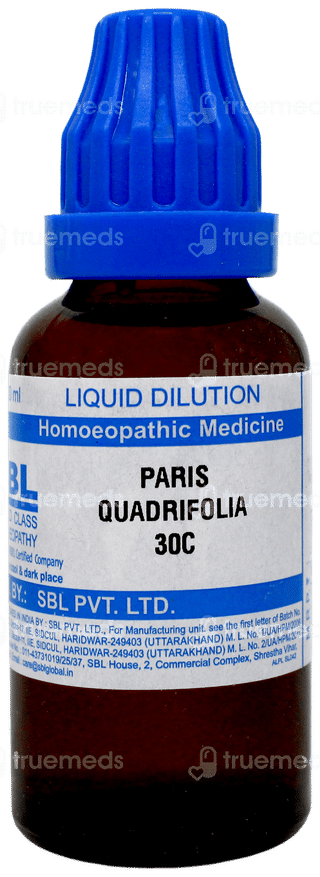 Sbl Paris Quadrifolia 30c Dilution 30ml