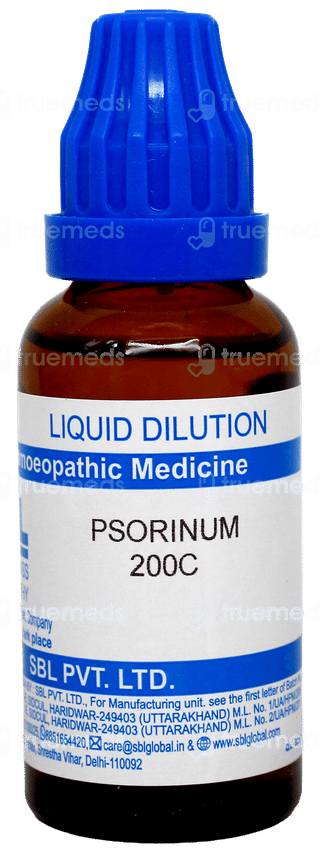 Sbl Psorinum 200c Dilution 30ml