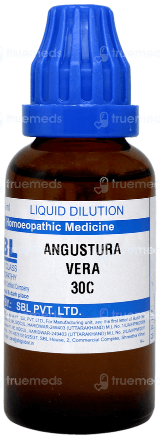 Sbl Angustura Vera 30 C Dilution 30 ML
