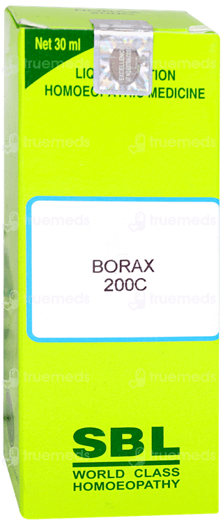 Sbl Borax 200c Dilution 30ml