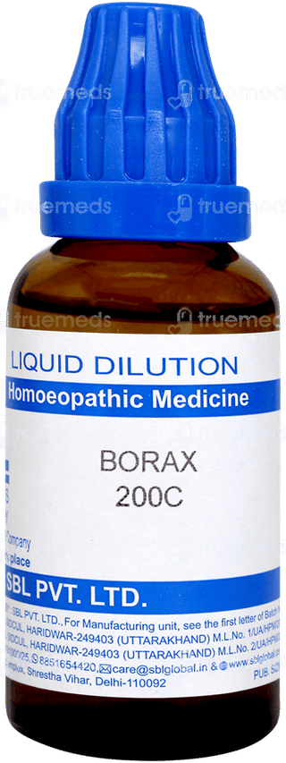 Sbl Borax 200c Dilution 30ml