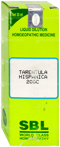 Sbl Tarentula Hispanica 200C Dilution 30Ml