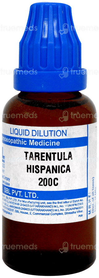 Sbl Tarentula Hispanica 200C Dilution 30Ml